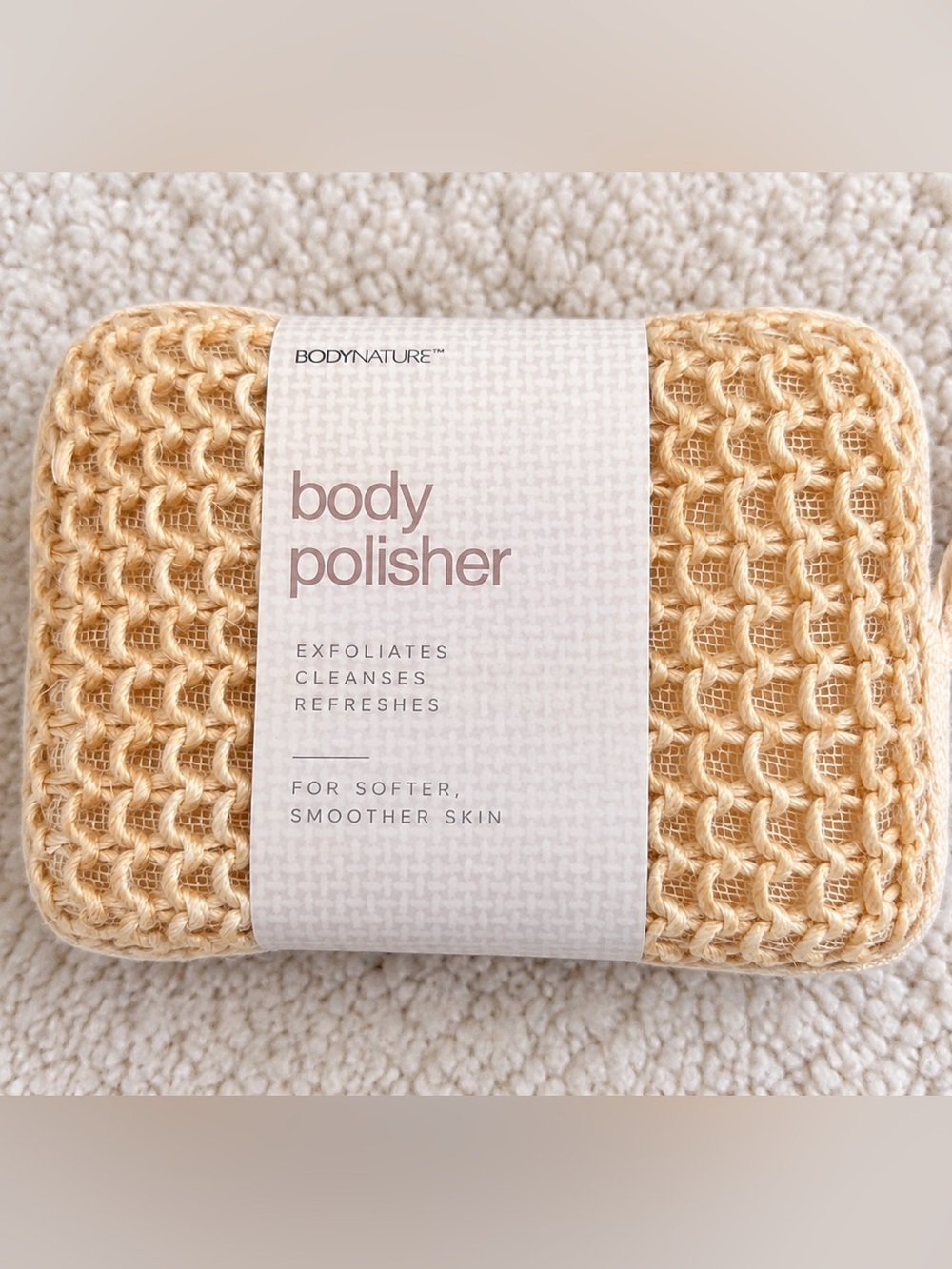 BodyNature Beige Body Polisher - Gentle Exfoliating Scrub